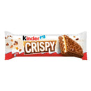 Kinder Crispy - Wafer ripieno di crema al latte e alle nocciole ricoperto di cioccolato - 34g