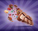 Cadbury Dairy Milk Jelly Popping Candy - Cioccolato con Caramelle Scoppiettanti - 47g