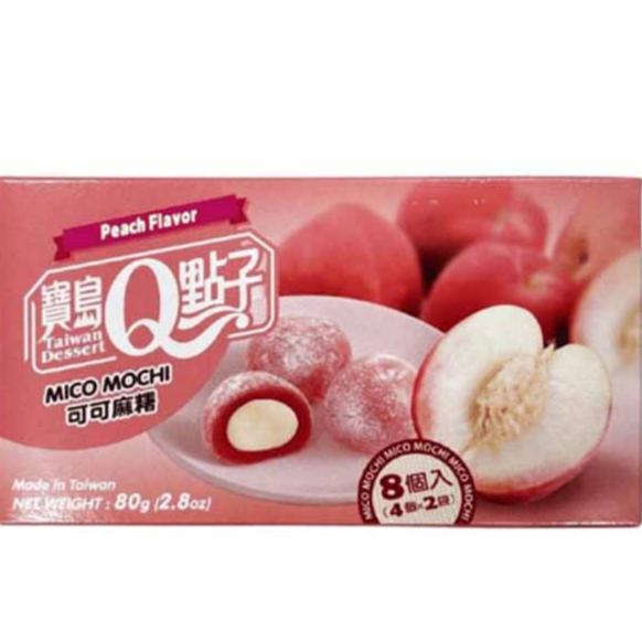 Peach Mochi - Dolcetti di Riso alla pesca - 80g