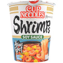 Nissin Cup Noodles Soy Sauce - Ramen istantaneo gusto gamberi e salsa di soia - 63g