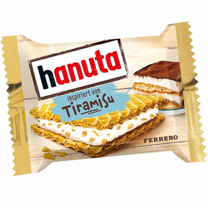 Ferrero Hanuta Tiramisu - Wafer con biscotti al caffè e crema al mascarpone - Limited Edition