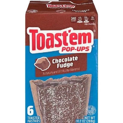 Toastem Chocolate Fudge -  Biscotti con crema al cioccolato - 288g