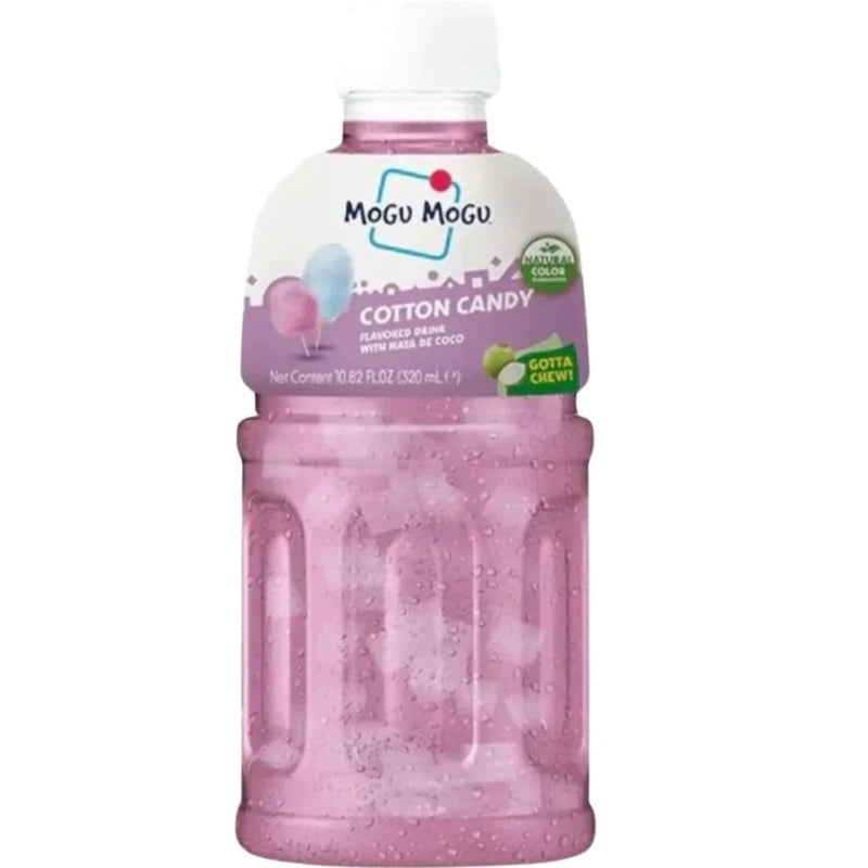 Mogu Mogu Cotton Candy - Bibita al gusto di zucchero filato e Nata de Coco - 320ml