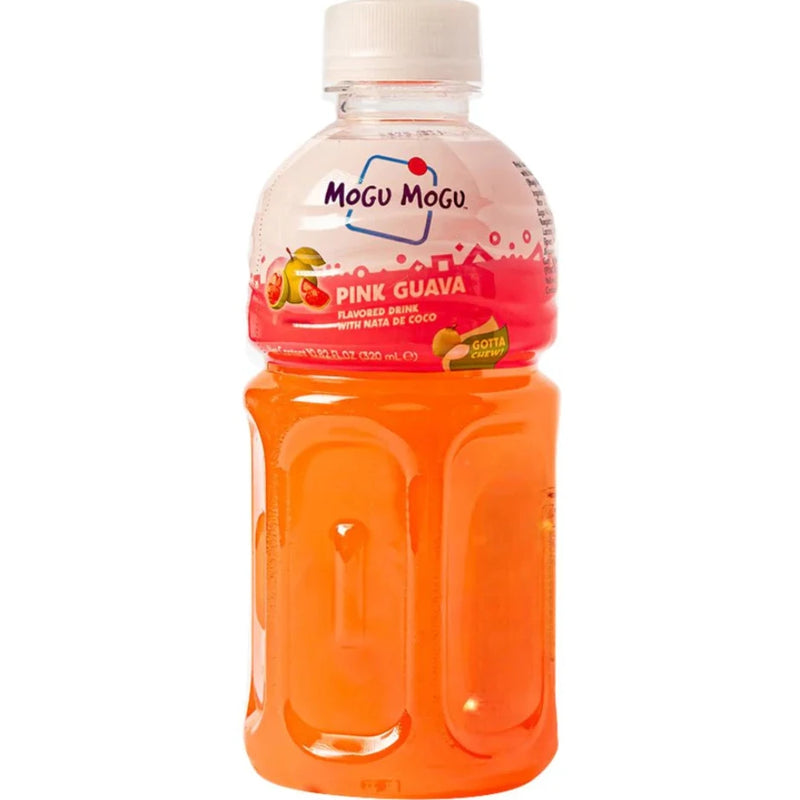 Mogu Mogu Pink Guava - Bibita al gusto di guava e Nata de Coco - 320ml