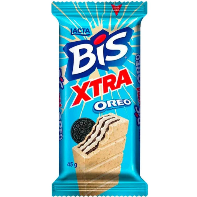 Bis Xtra Oreo - Barretta Cioccolata bianca al gusto Oreo - 45g