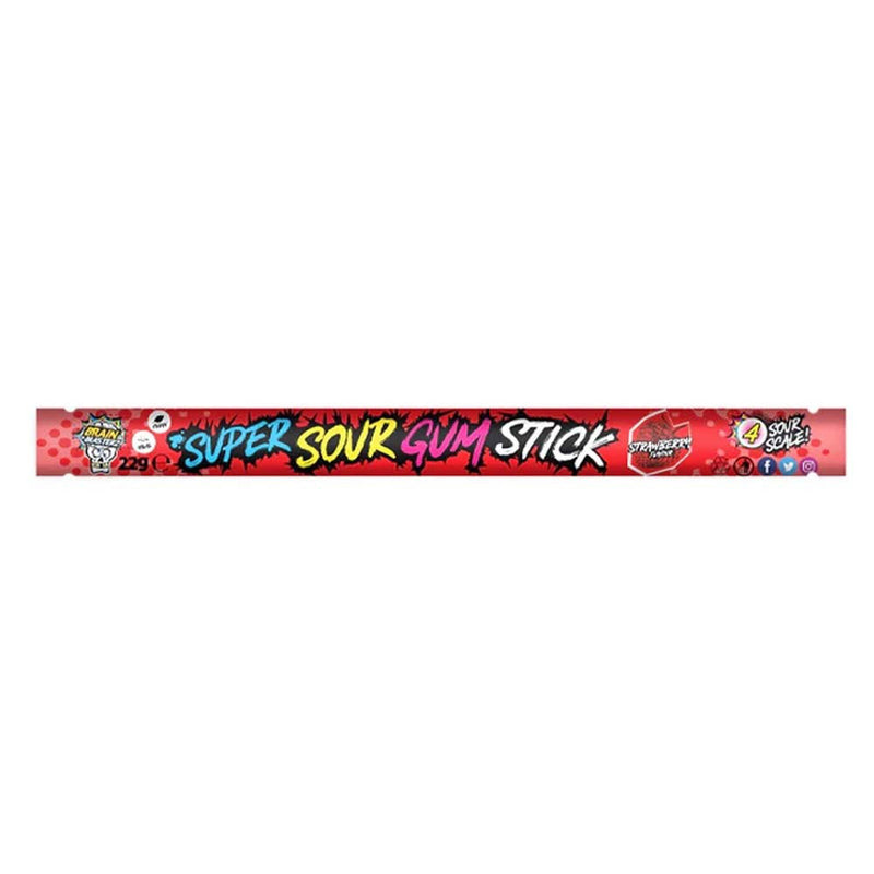 Brain Blasterz Super Sour Gum stick - Gomma da masticare Stick - Gusti vari - 22g