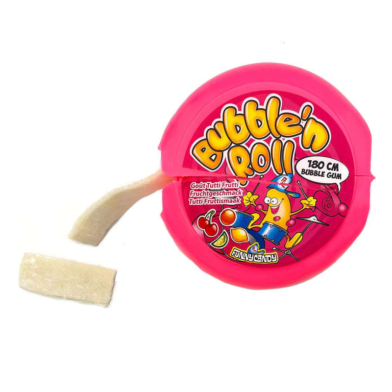 Bubble 'n Roll Funny Candy  - Gomma da Masticare 180cm - 58g