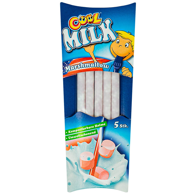 Cool Milk Marshmallow - Cannucce compostabili al gusto Marshmallow - 30g