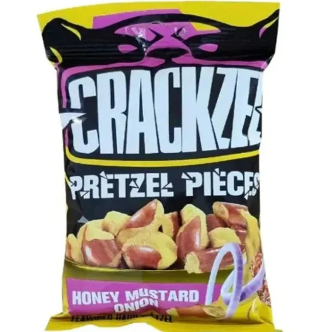 Crackzel Honey, Mustard & Onion Pretzel - Pretzel gusto cipolla e senape al miele - 85g