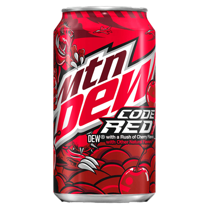 Mountain Dew Code Red - Gusto Ciliegia - 355ml