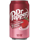 Dr Pepper Strawberry and Cream - Bevanda gusto Fragola e Panna - 355ml