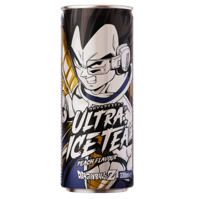 Ultra Ice Tea One Dragon Ball Z Vegeta  - Lattina al gusto di tè alla pesca - 330ml