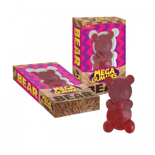 Mega Gummies Bear - Maxi caramella gommosa a forma di orsacchiotto - 600g