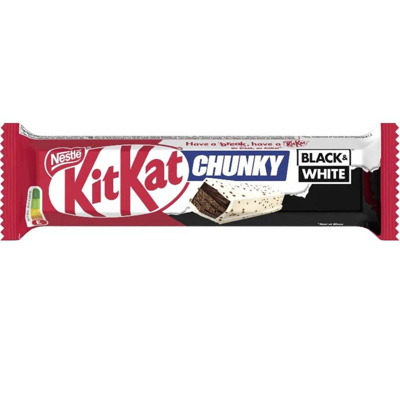 KitKat Chunky Black and White- Cioccolato bianco e Fondente - 42g