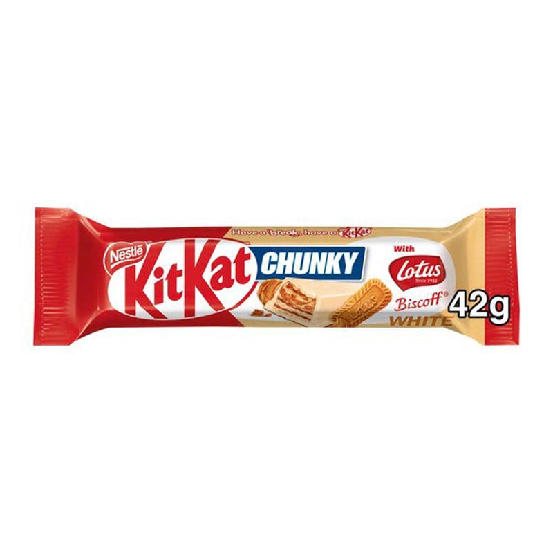 KitKat Chunky Lotus Biscoff White Limited Edition - 42g