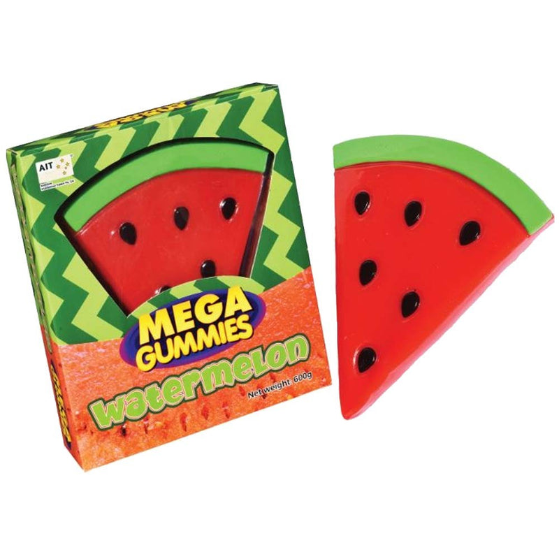 Mega Gummies Watermelon - Maxi caramella gommosa al gusto Anguria - 600g