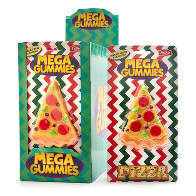 Mega Gummies Pizza Slice - Maxi caramella gommosa a forma di pezzo di pizza - 120g