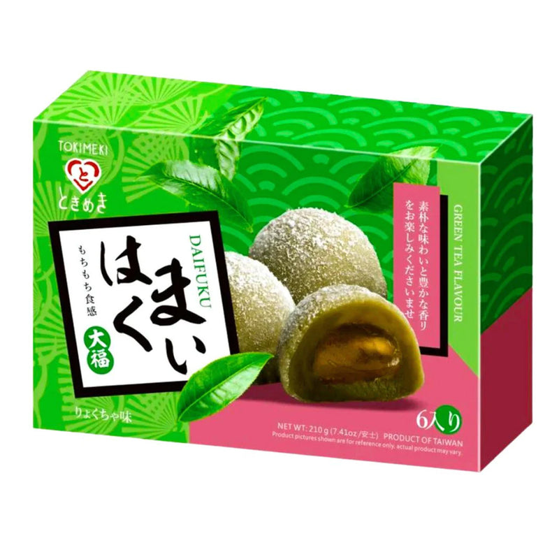 Tokimeki Mochi Green Tea - Mochi ripieni di Crema al Tè Verde - 210g