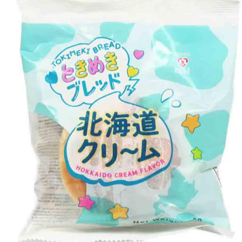 Tokimeki Japanese bread Hokkaido cream flavor - Panino soffice alla crema - 70g