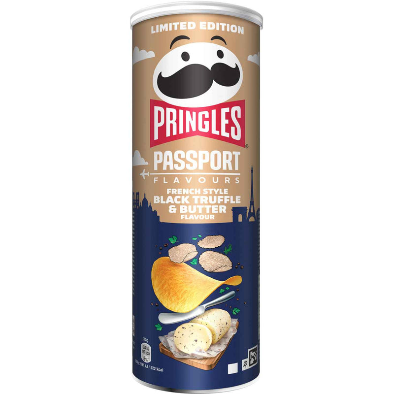 Pringles French Style Black Truffle And Butter - Tartufo nero e burro alla francese - 165g