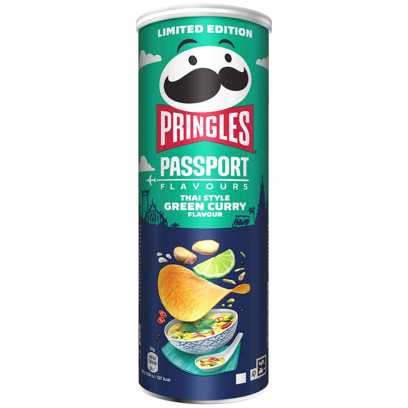 Pringles Passport Thai Style Green Curry - Patatine gusto Thai - 165g