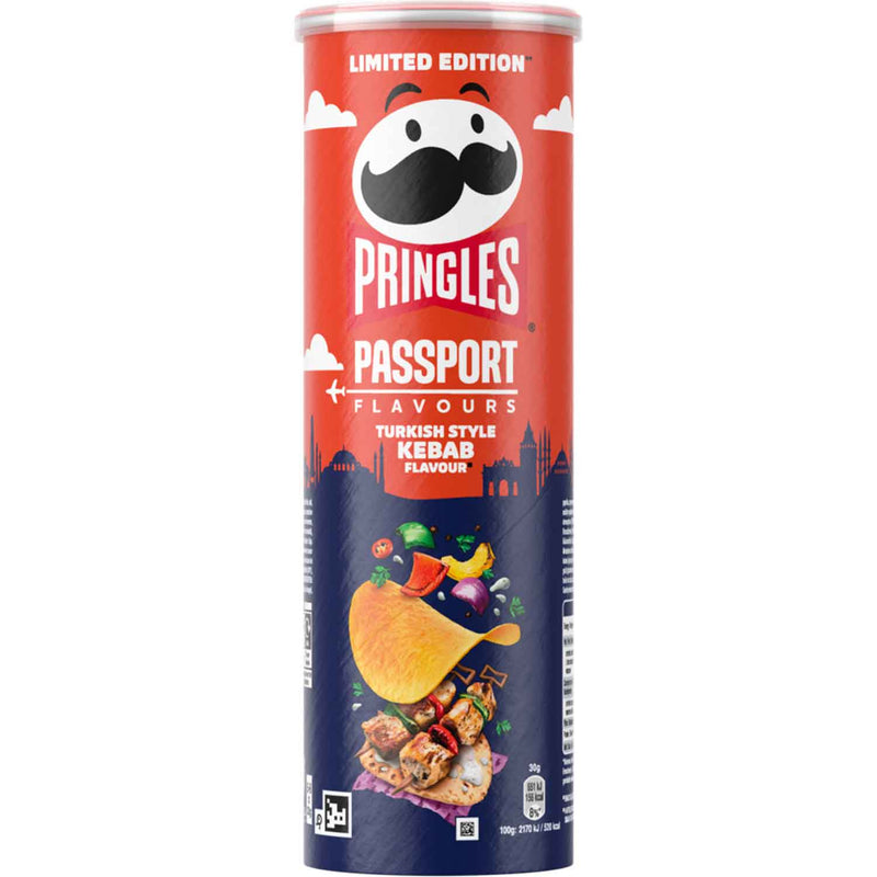 Pringles Passport Turkish Style Kebab - Patatine gusto Kebab - 165g