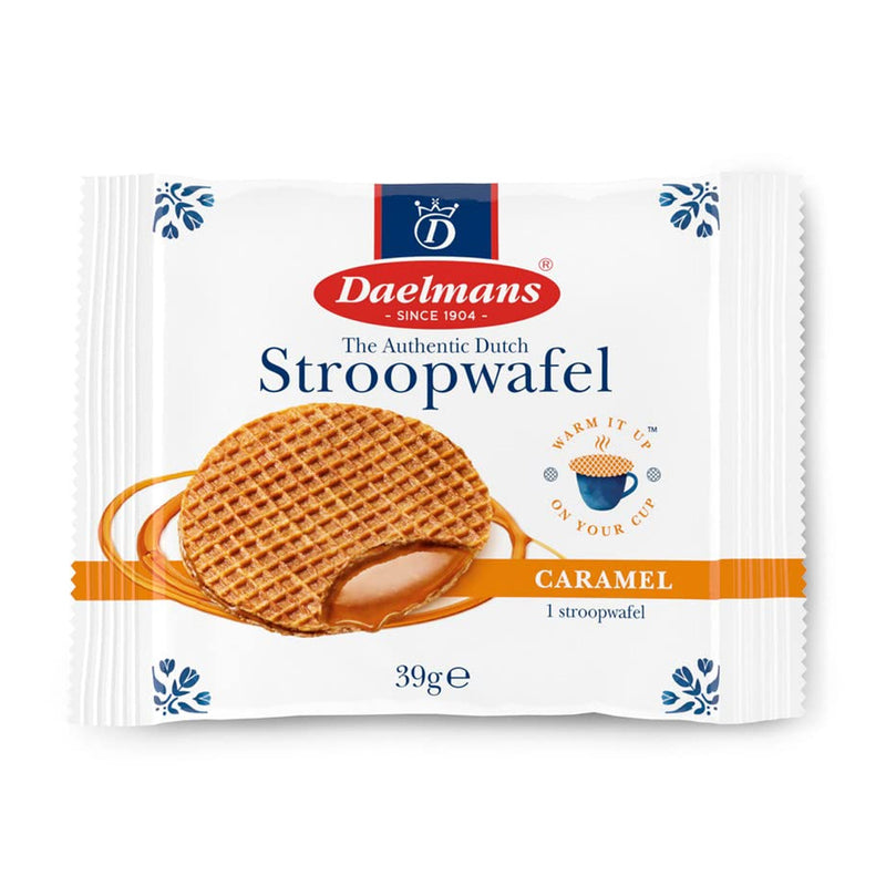 Daelmans Stroopwafel Caramel - Wafer al caramello - 39g