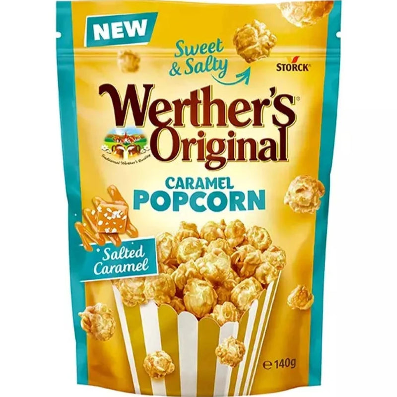 Werther's Original Caramel Popcorn - Pop Corn al Caramello Salato - 140g