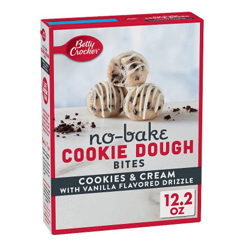 Betty Crocker No Bake Cookies Cream Bites  - Praline di impasto per Cookies - 345g