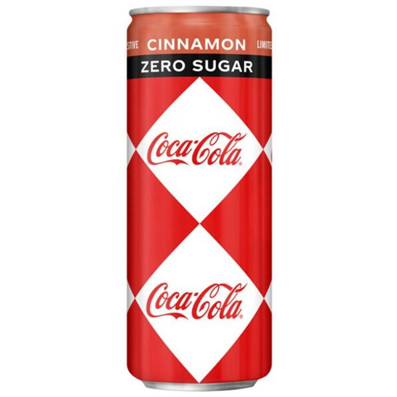 Coca Cola Zero Cinnamon - Gusto Cannella - 250ml