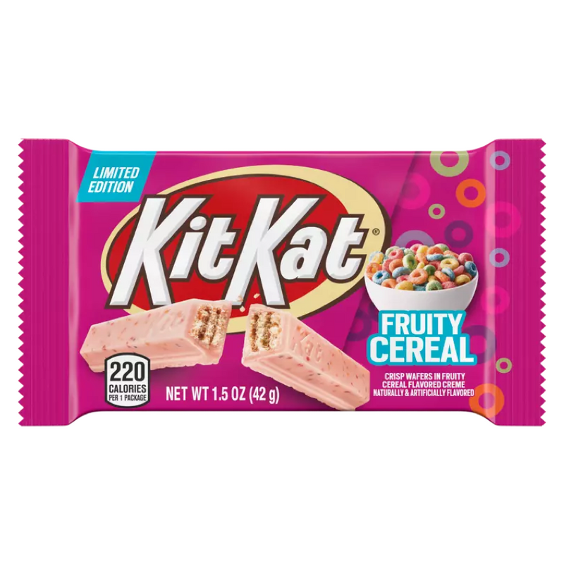 KitKat Fruity Cereal Limited Edition - Gusto Cereali alla Frutta - 42g