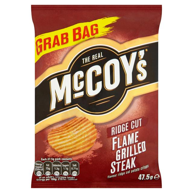 McCoy's Grilled Steak Chips - Patatine alla Bistecca - 47,5g