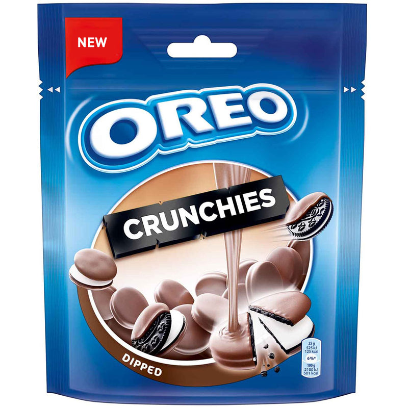 Oreo Crunchies Choco Dipped - Oreo ricoperti di Cioccolata - 110g