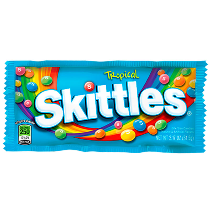 Skittles Tropical - Caramelline gusti Tropicali - 56.7g