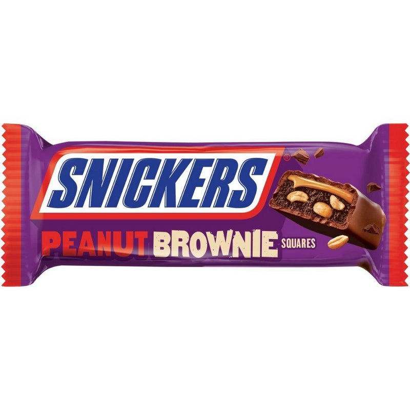 Snickers Peanut Brownie - Barretta al Cioccolato con Arachidi e Brownie - 34g