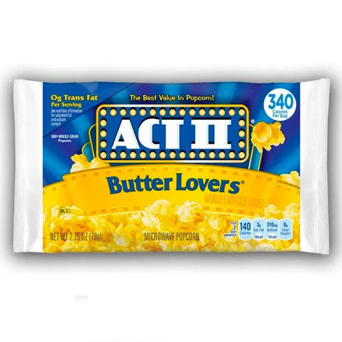 ACT II Pop Corn Butter - Pop Corn al Burro per Microonde