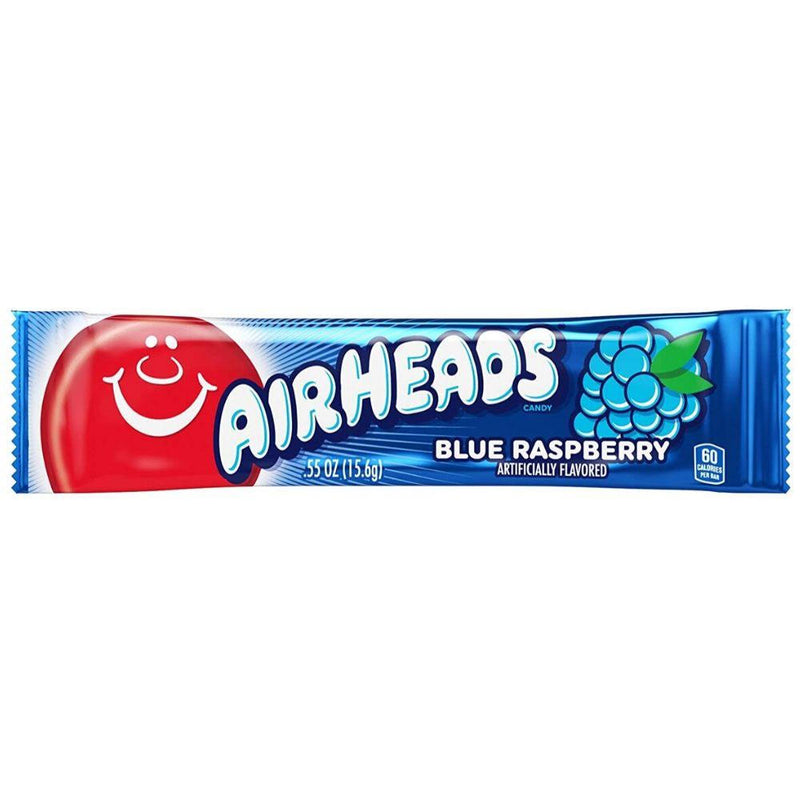 Airheads Blue Raspberry - Caramella Gommosa al Lampone Blu - 15,6g