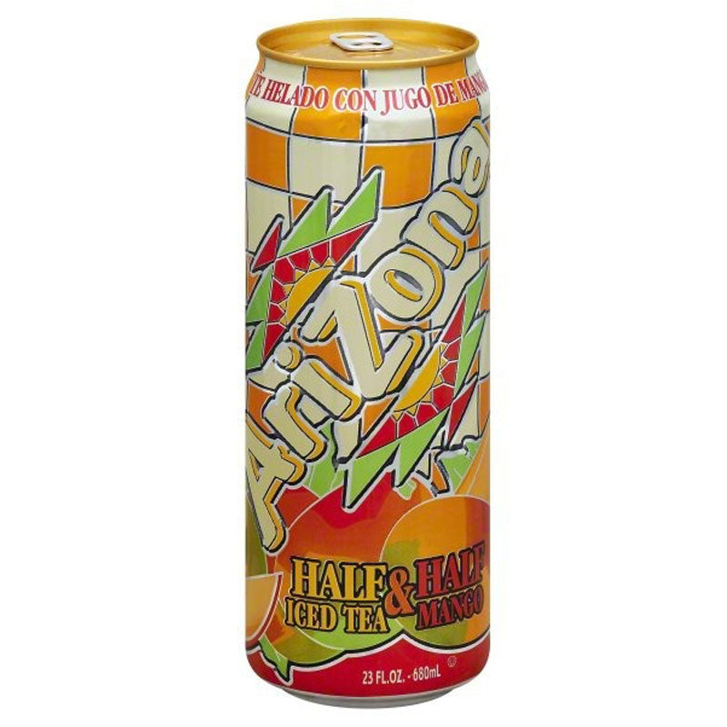 Arizona Half Mango & Half Iced Tea - Tè freddo gusto Mango - 680ml