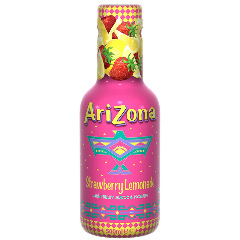 Arizona Cowboy Strawberry Lemonade Tea - Te Freddo Fragola e Limone - 500ml