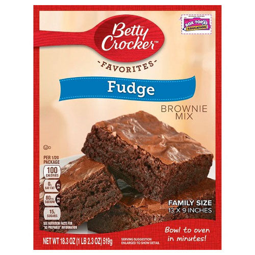 Betty Crocker Fudge Brownie Mix  - Preparato per Fudge Brownie