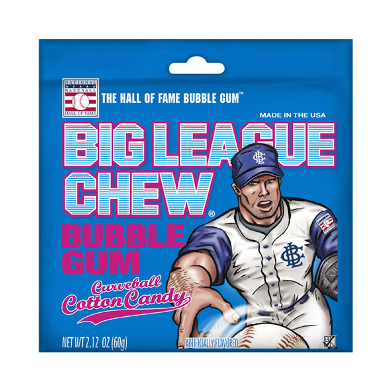 Big League Chew Cotton Candy - Gomma da Masticare allo Zucchero Filato - 60g