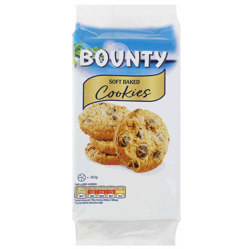 Bounty Soft Baked Cookies - Biscotti morbidi al Cocco - 180g