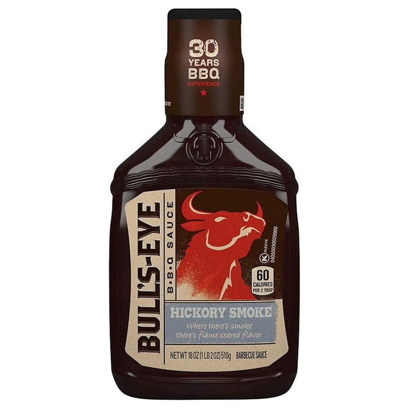 Bull's Eye Hickory Smoke BBQ Sauce - Salsa BBQ Affumicata al Noce - 510g