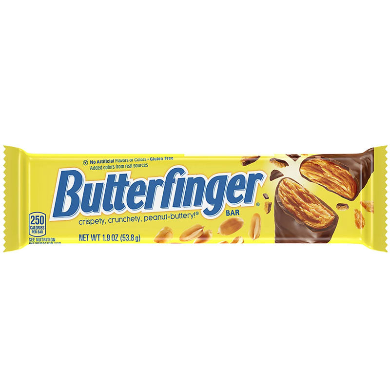 Butterfinger Bar - Barretta di Cioccolato con Caramello e Arachidi - 59g