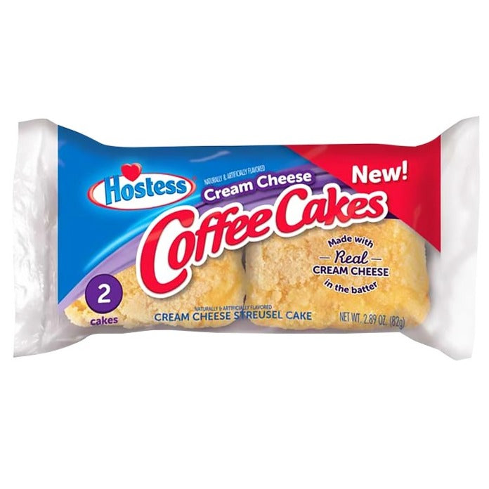 Hostess Cream Cheese Coffee Cakes - Merendina al Cream Cheese (Philadelphia) - 82g