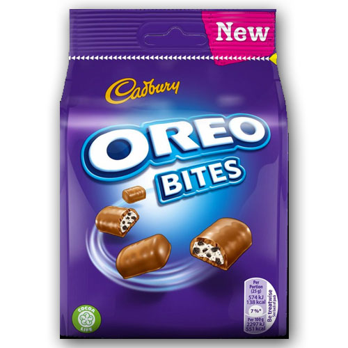Cadbury Oreo Bites - Cioccolatini con crema Oreo - 85g