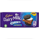 Cadbury Oreo Sandwich - Tavoletta di cioccolato con Oreo XL - 92g