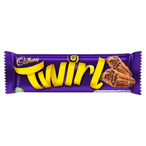Cadbury Twirl - Barretta di Cioccolato al latte - 21,5g
