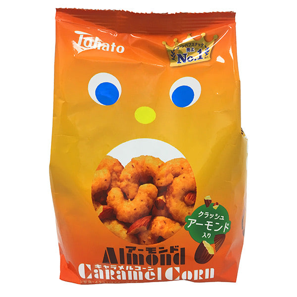 Tohato Caramel Corn Almond - Snack dolce al Caramello e Mandorle - 70g