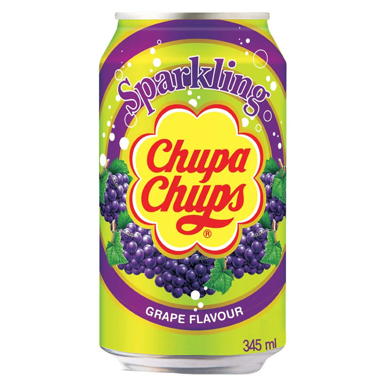 Chupa Chups Sparkling Grape - Bevanda frizzante gusto Uva - 345ml
